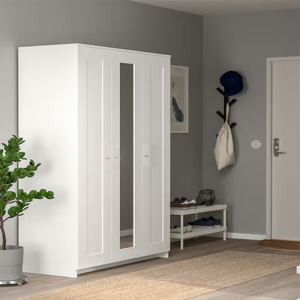 3 door wardrobe with mirror outlet ikea